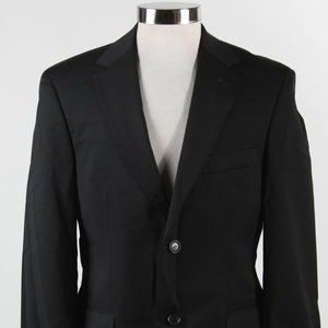Hugo Boss Black Wool Two Button Single Breasted Bl